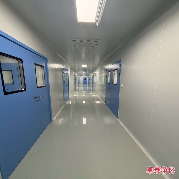 保定乐彩化妆品十万级净化车间装修施工建设案例